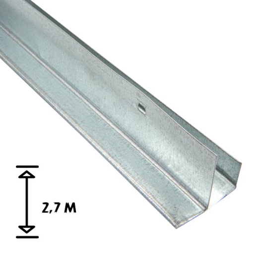 F - профиль 8/10 мм неокрашенный, длина 3,0 м F - профиль 8/10 мм неокрашенный, длина 3,0 м