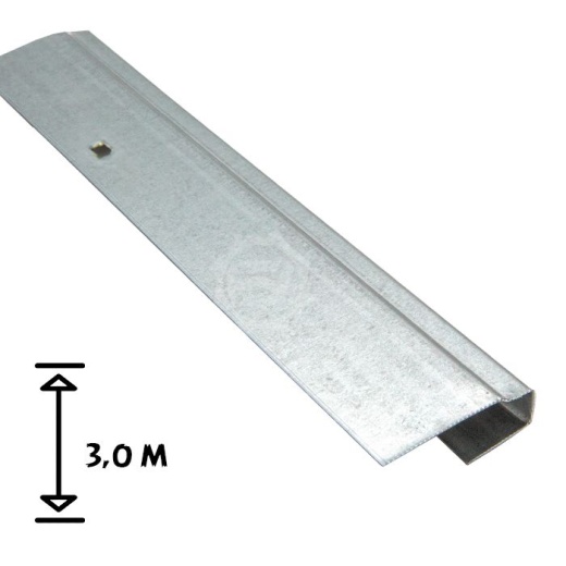 L - профиль 8/10 мм неокрашенный, длина 3,0 м