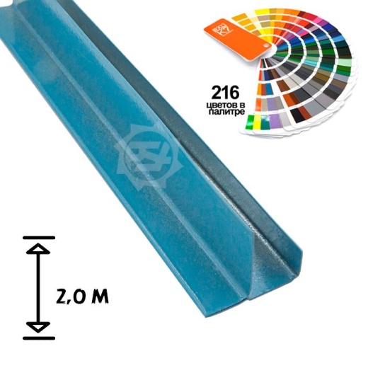 F - профиль 12 мм окрашенный, длина 2,0 м F - профиль 12 мм окрашенный, длина 2,0 м