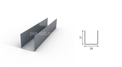 Профиль потолочный 27х28
