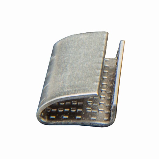 Скрепа (скоба) для ленты ПЭТ (PET) 16 мм, толщина 0,9 мм, сталь