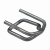 Пряжка металлическая 19 мм, толщина 3,6 мм, цинковое покрытие